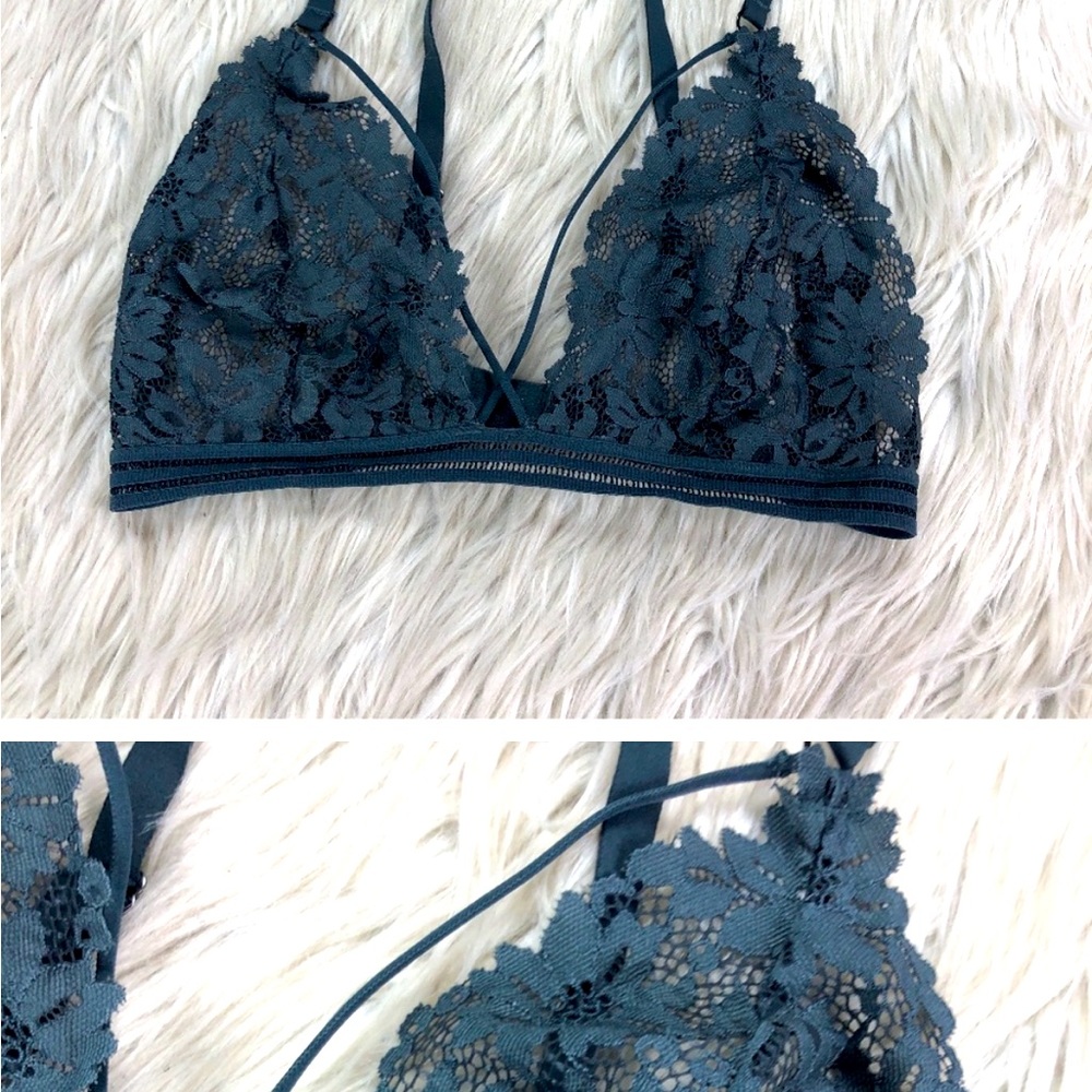 Topshop Lace Triangle Bralette
